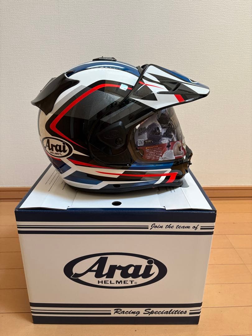 アライTOUR-CROSS V DISCOVERY ブルー 57-58cmM