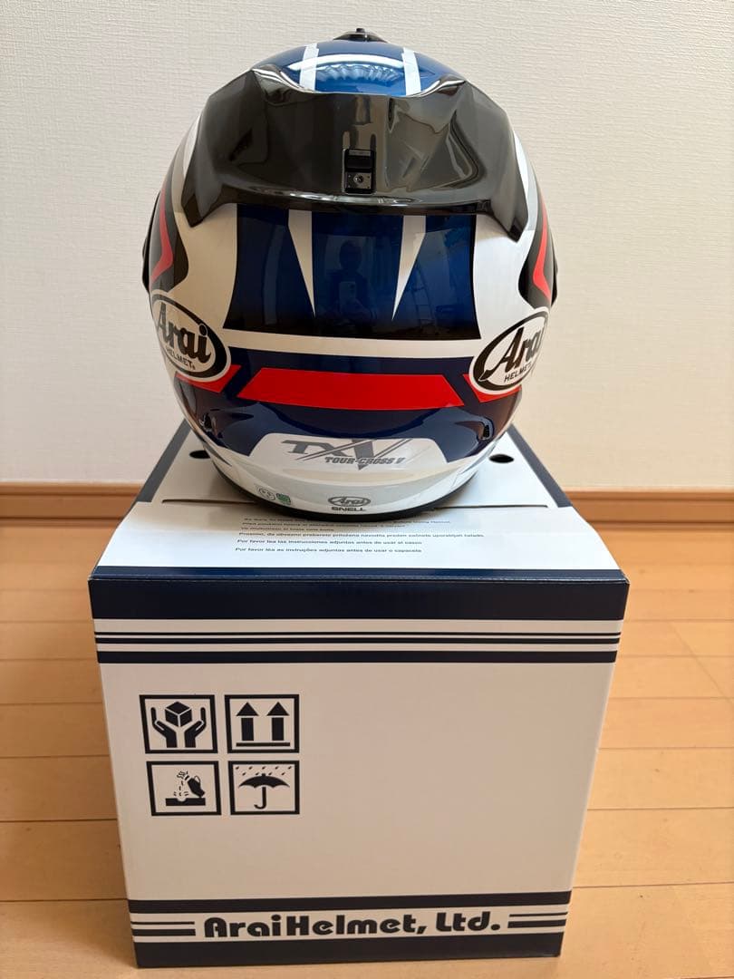 アライTOUR-CROSS V DISCOVERY ブルー 57-58cmM