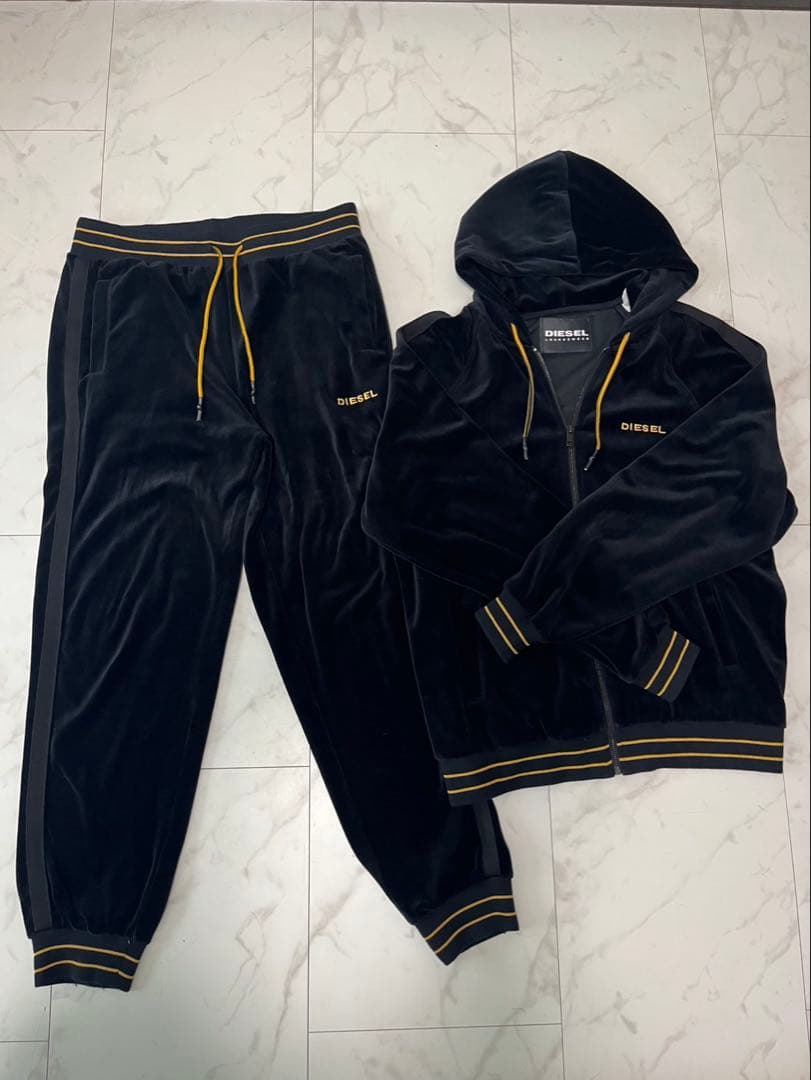 DIESEL ベルベットジャージ セットアップ