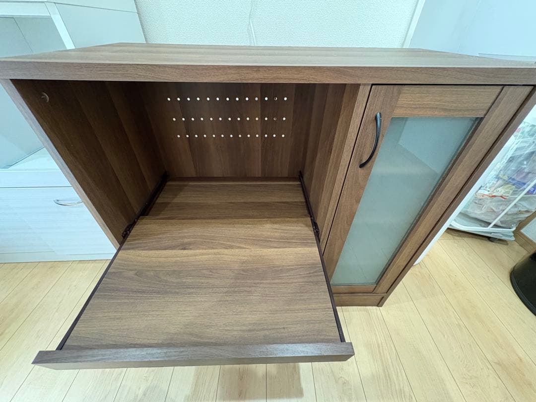 キッチンカウンター 伸縮式 拡張テーブル付き