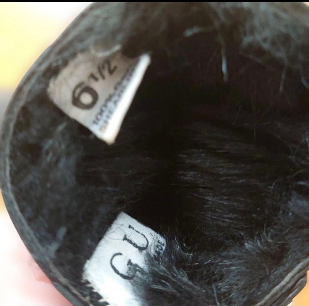 GUCCI黒 レザー 手袋 金具付き箱あり サイズ6半