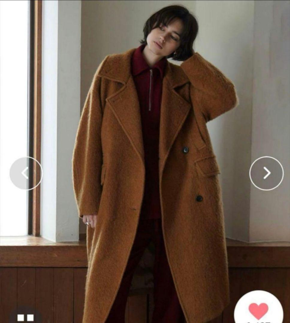 ★CLANE★ SHORT SHAGGY COCOON OVER COAT　2