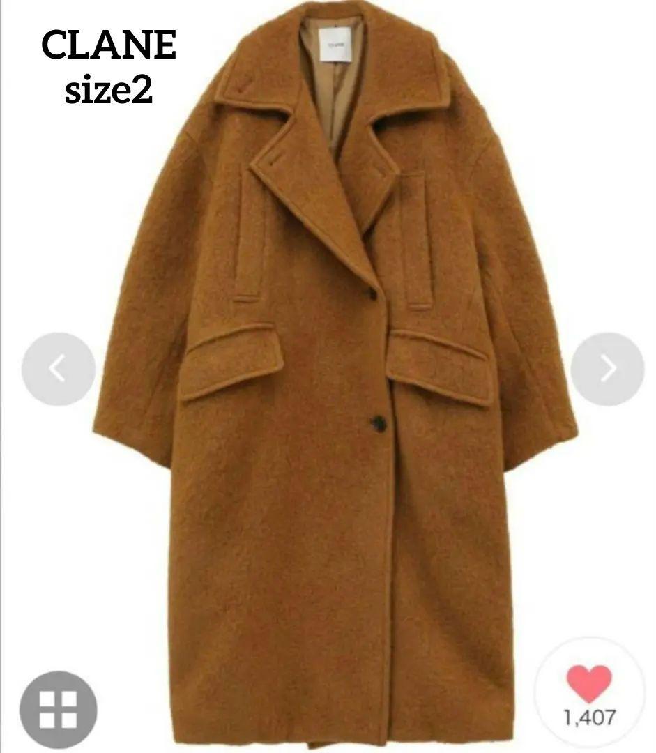 ★CLANE★ SHORT SHAGGY COCOON OVER COAT　2