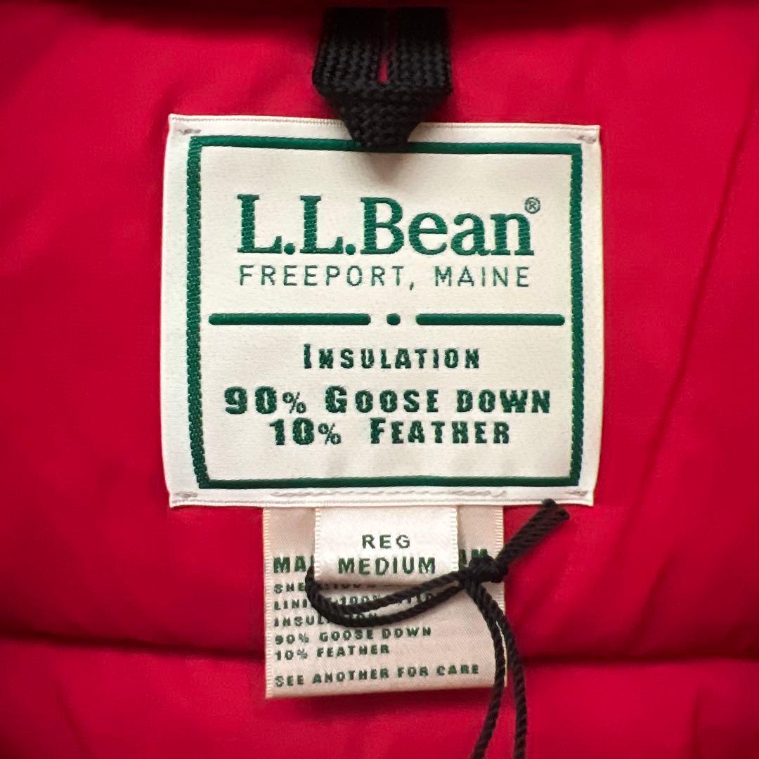 未使用 LLBean JAPAN EDITION ホールデンダウンベスト 赤 M