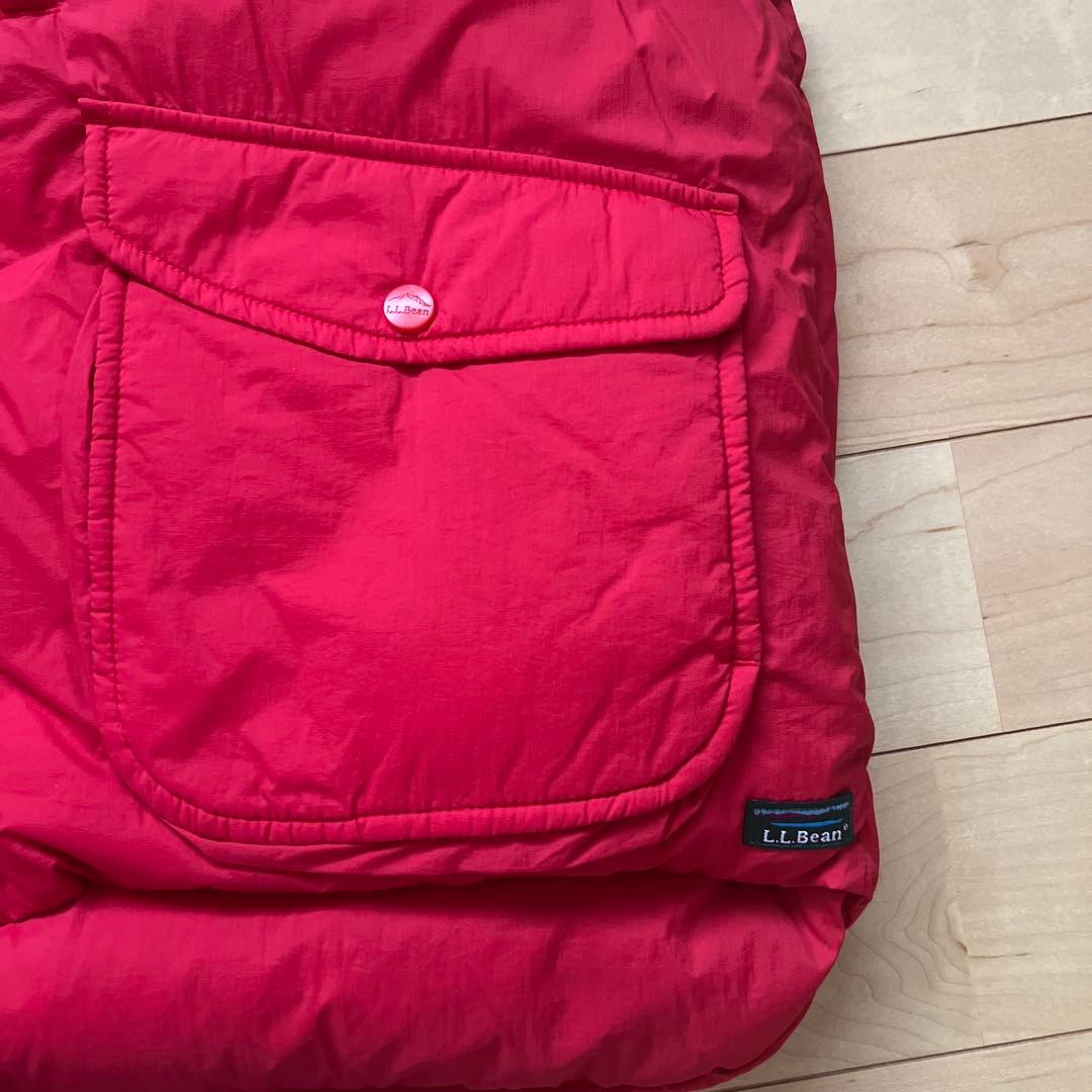 未使用 LLBean JAPAN EDITION ホールデンダウンベスト 赤 M