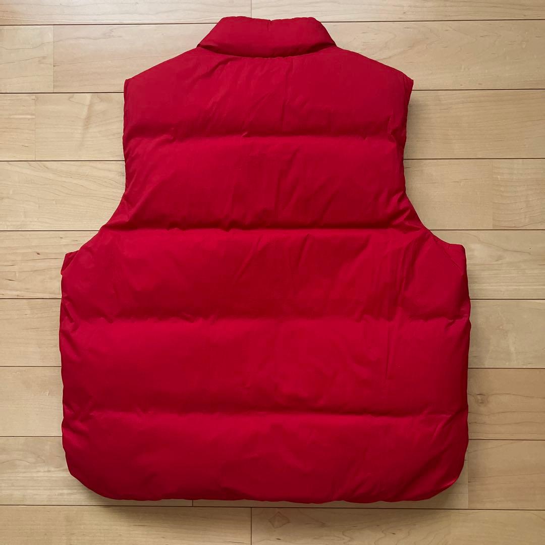 未使用 LLBean JAPAN EDITION ホールデンダウンベスト 赤 M