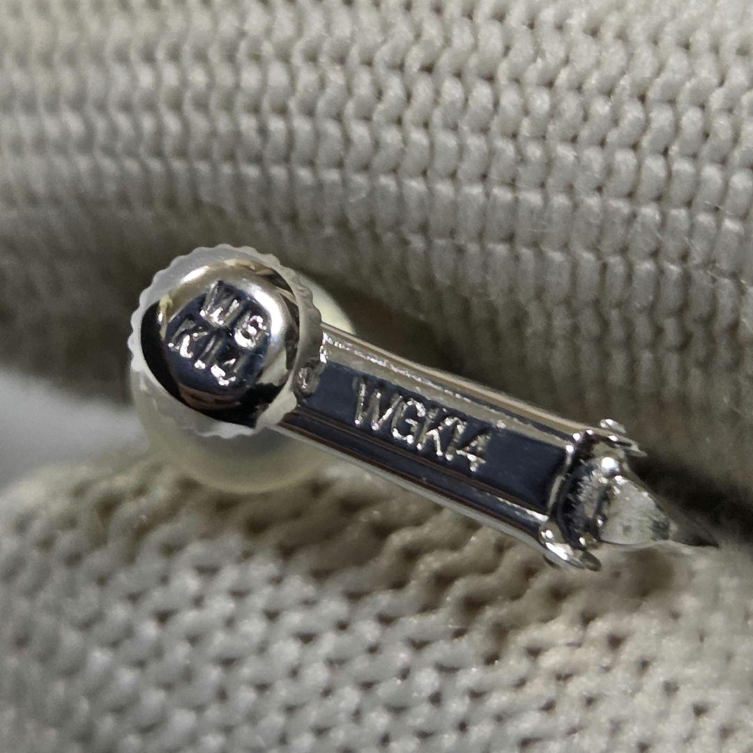 【未使用品】K14WGイヤリング&天然真珠ネックレスセット 鑑別書付き！