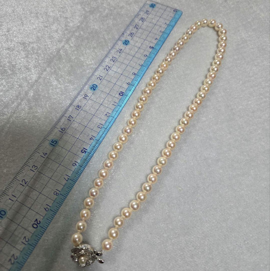 【未使用品】K14WGイヤリング&天然真珠ネックレスセット 鑑別書付き！