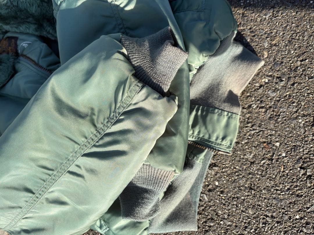 90s USA製 ALPHA B-15D フライトジャケット L 希少