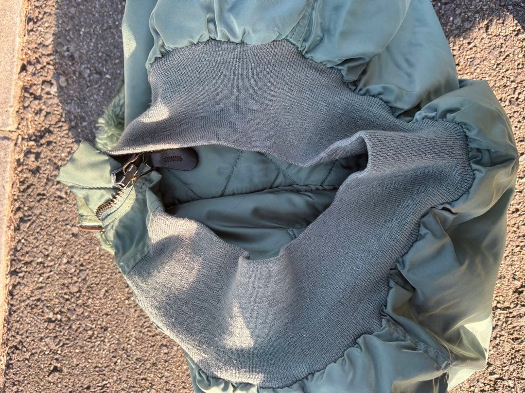 90s USA製 ALPHA B-15D フライトジャケット L 希少