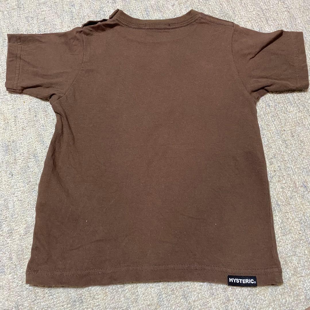 ヒスミニ テディ モノグラム Tシャツ 90cm ブラウン