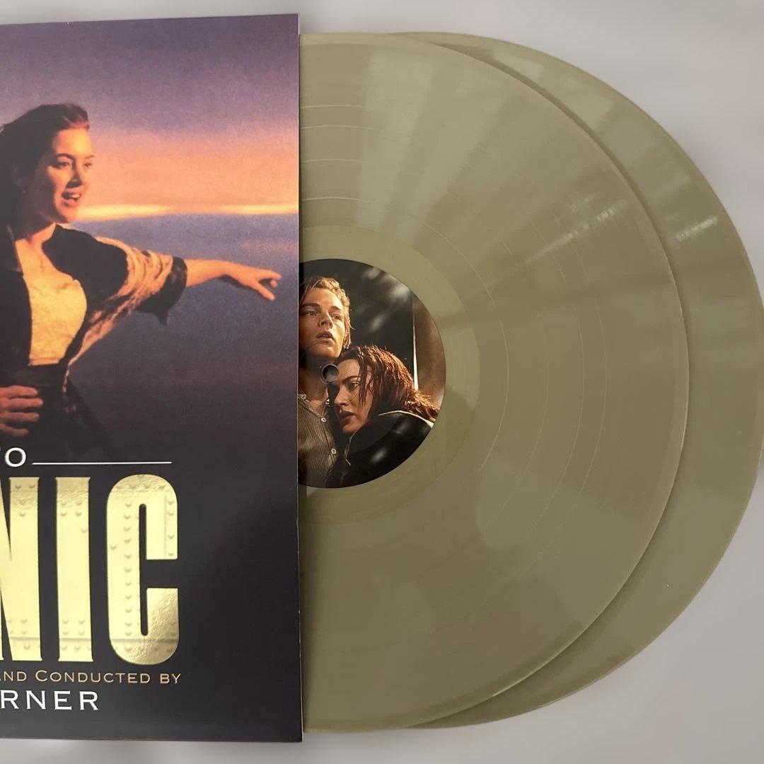 【希少・限定盤】タイタニック 金色盤 レコード Back To Titanic