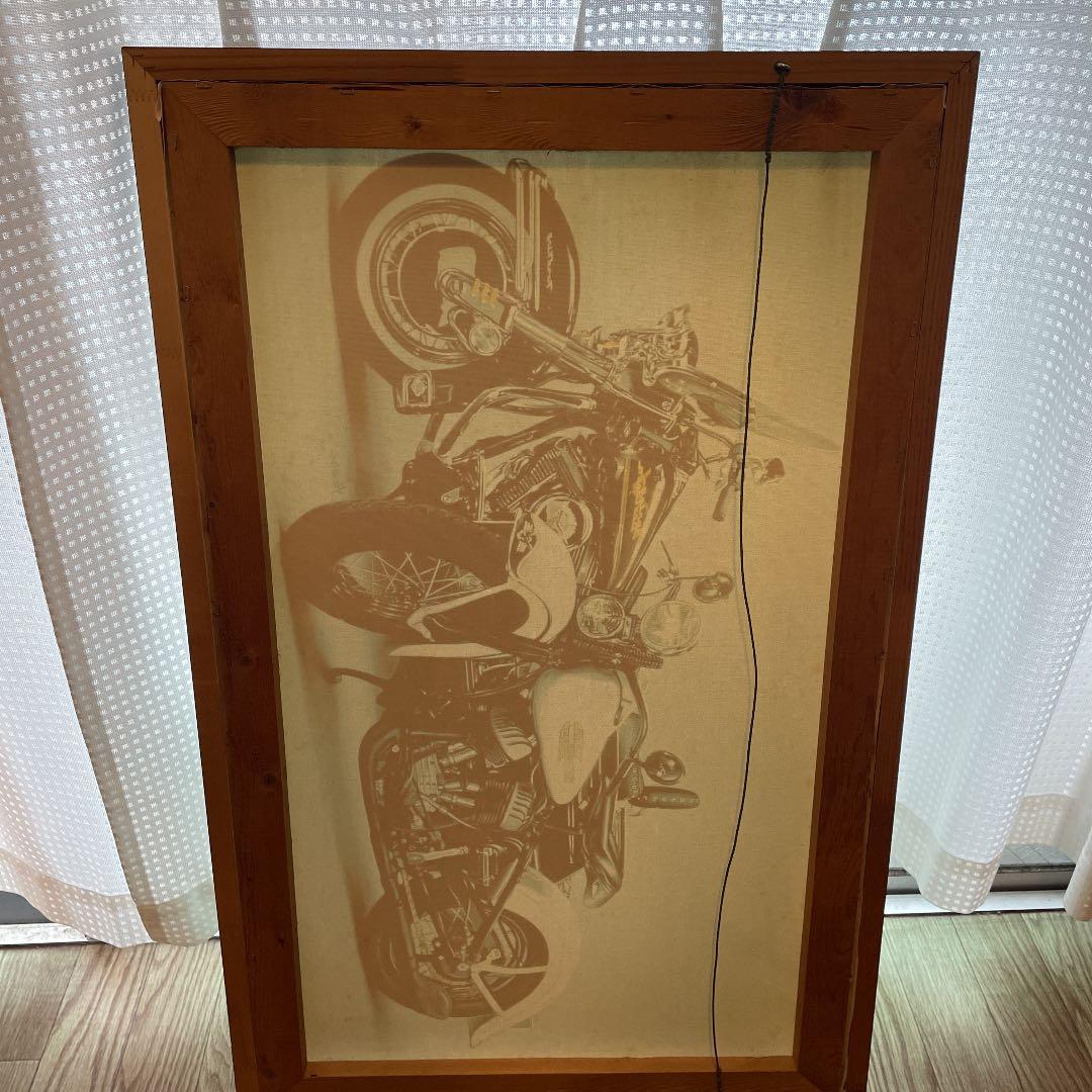 ハーレーエアーブラシ飾り額