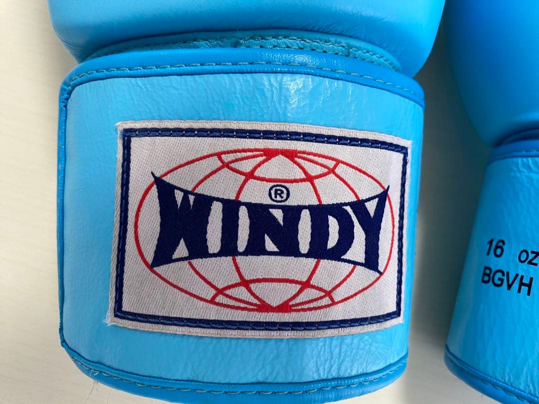 WINDY ボクシンググローブ 16 oz ブルー