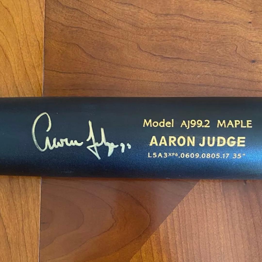 正規品！ヤンキース ジャッジ 直筆サインバット Chandler AJ99.2