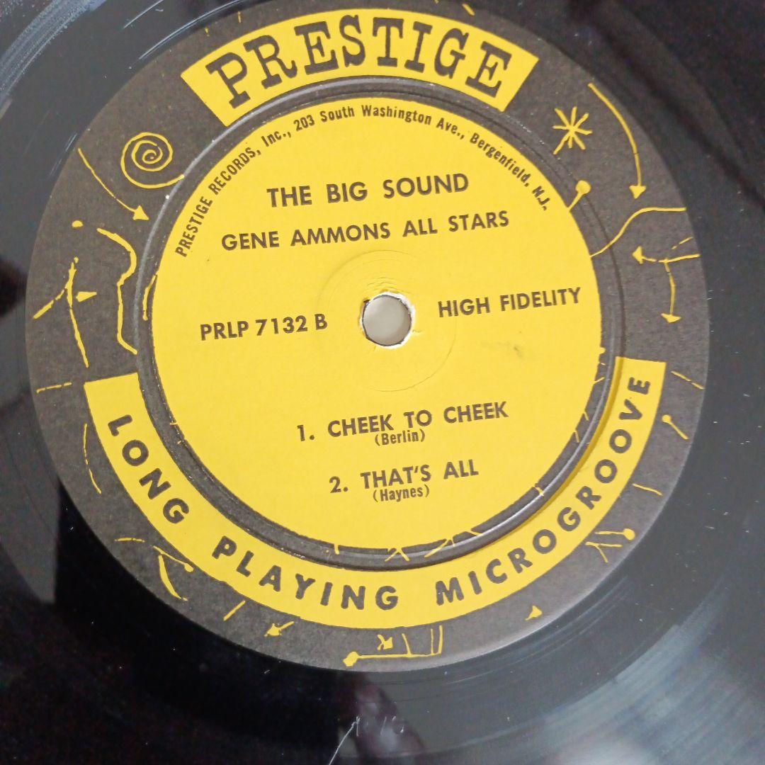 ジャズレコード　ジーンアモンズ/ザ・ビッグ・サウンド