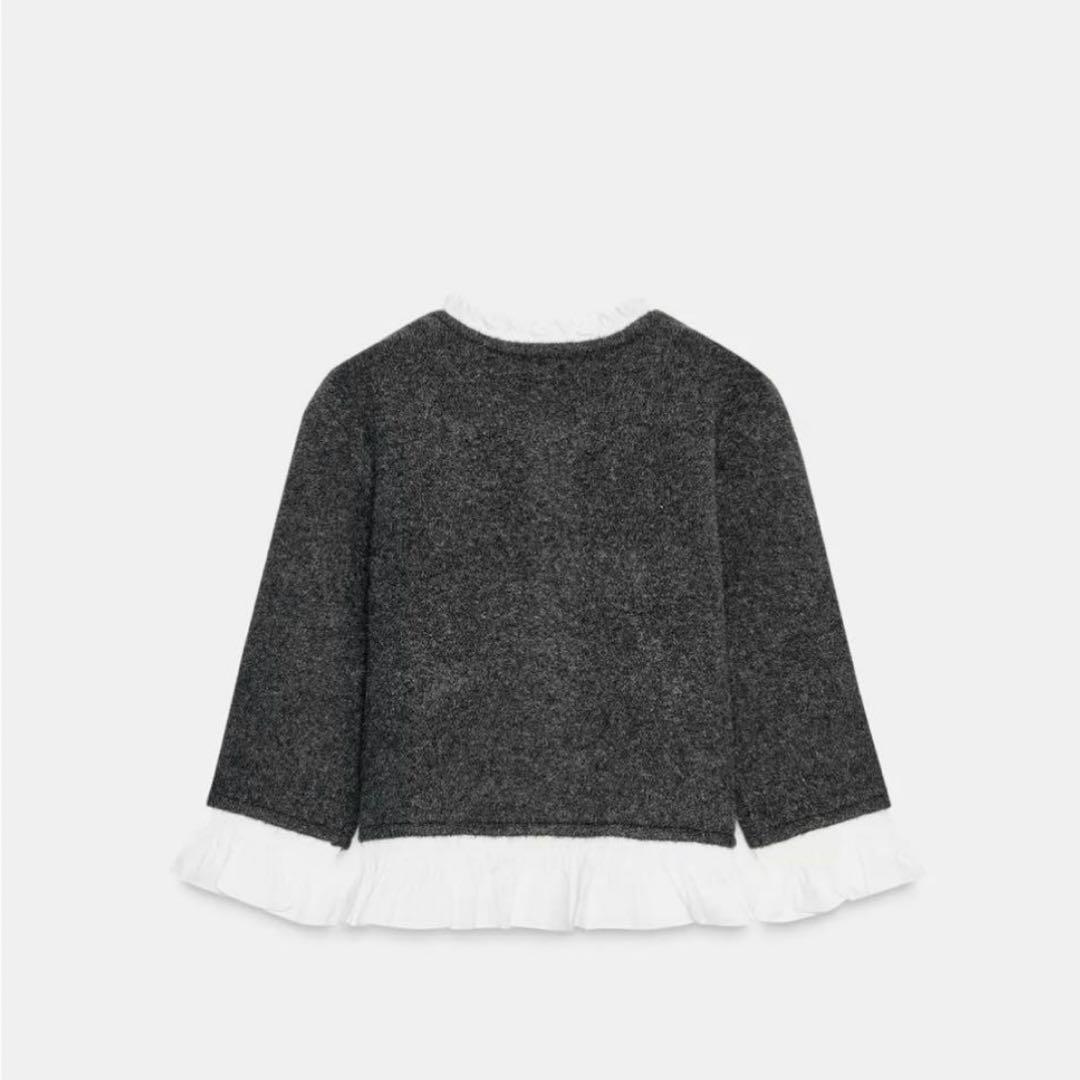 【完売品】 ZARA ポプリンコンビニットジャケット Sサイズ