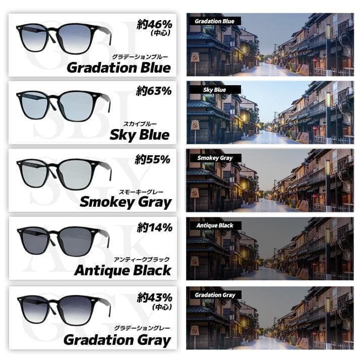 【ReVision】RB4258F-REGGY サングラスレイバン グレーハーフ