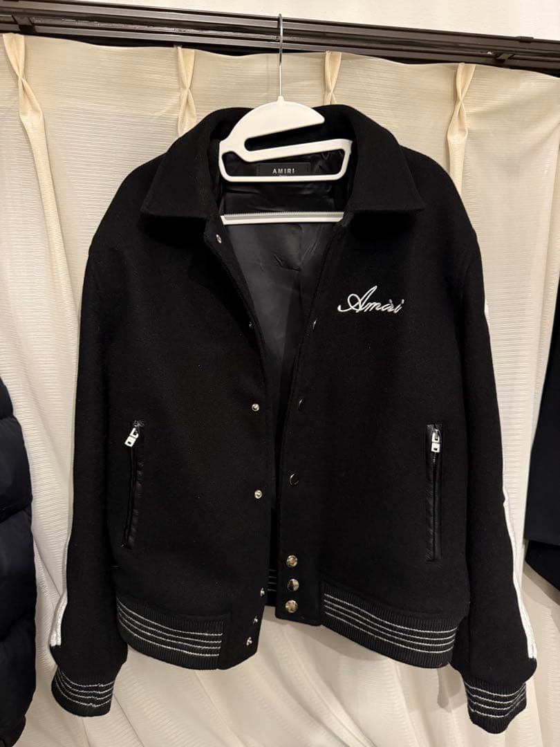 AMIRI Bones ボンバージャケット ブラック S 正規品 BuyMa購入