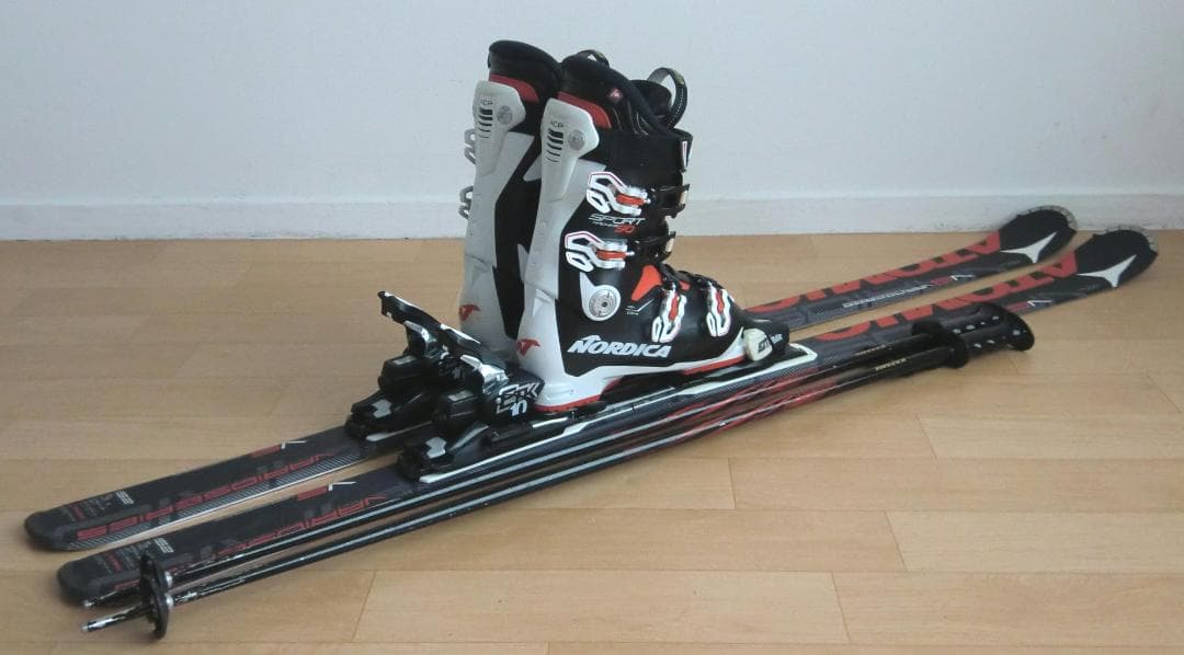 ■■11月限定■送料無料■ATOMIC■メンズスキー4点セット152/25.5■