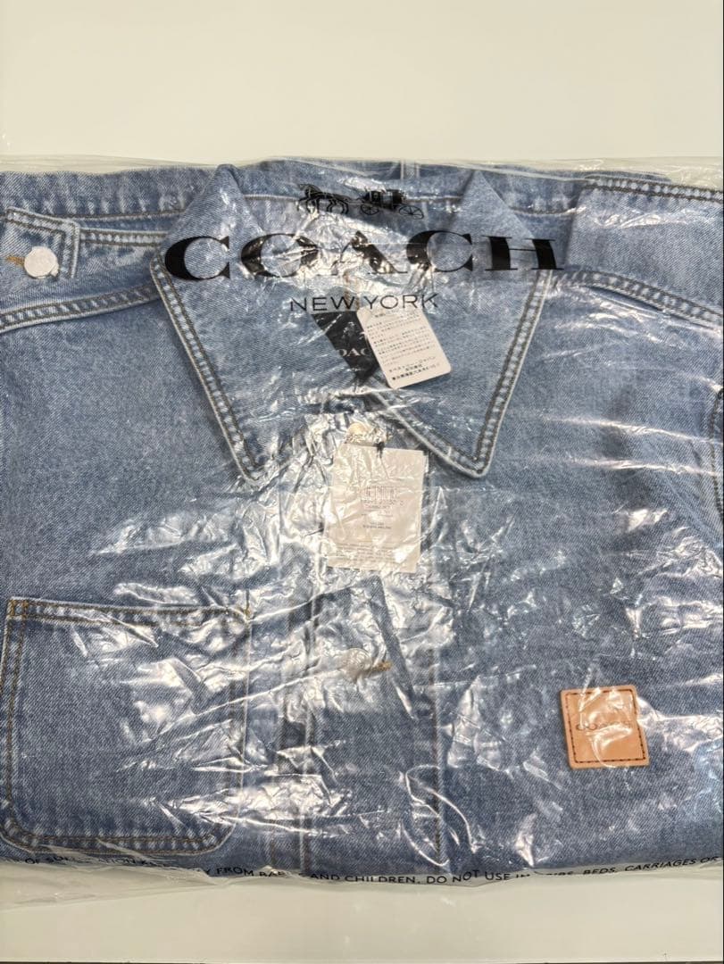 ちーCOACHコーチデニムチョアジャケットブルゾンアウター限定Gジャン