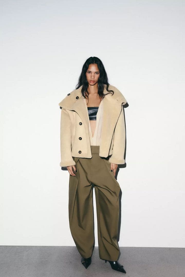 ZARA ザラ リバーシブルダブルフェイスジャケット