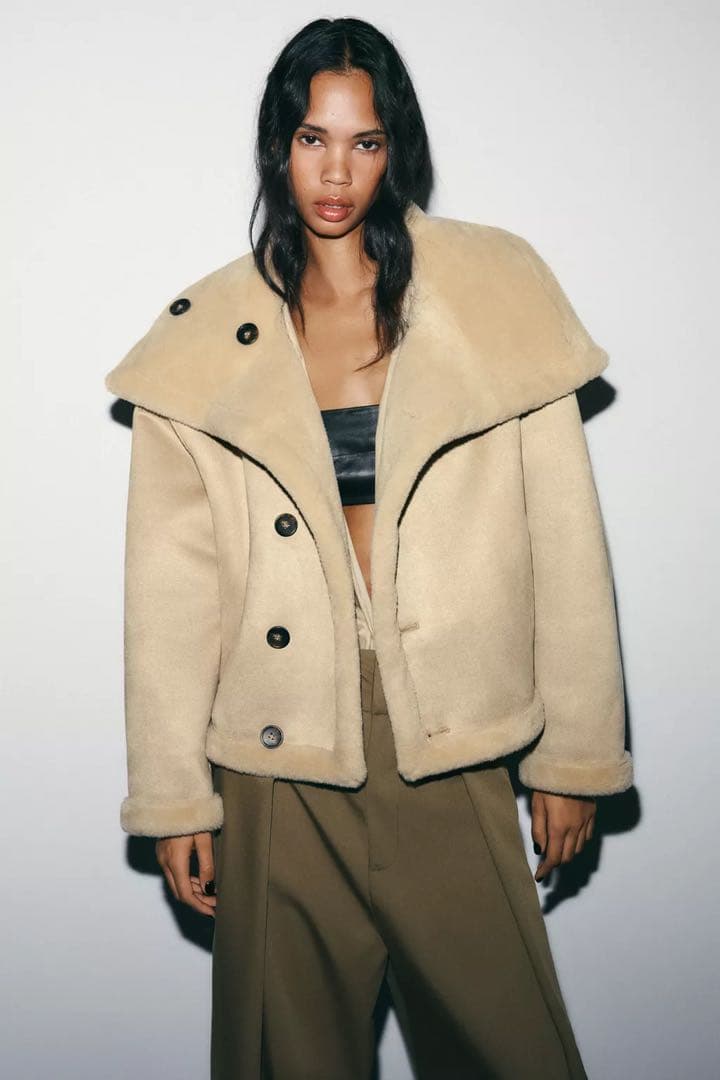 ZARA ザラ リバーシブルダブルフェイスジャケット