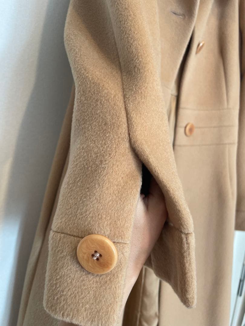 ※みきママ※ 新品Max Mara 白タグ キャメル サイズS