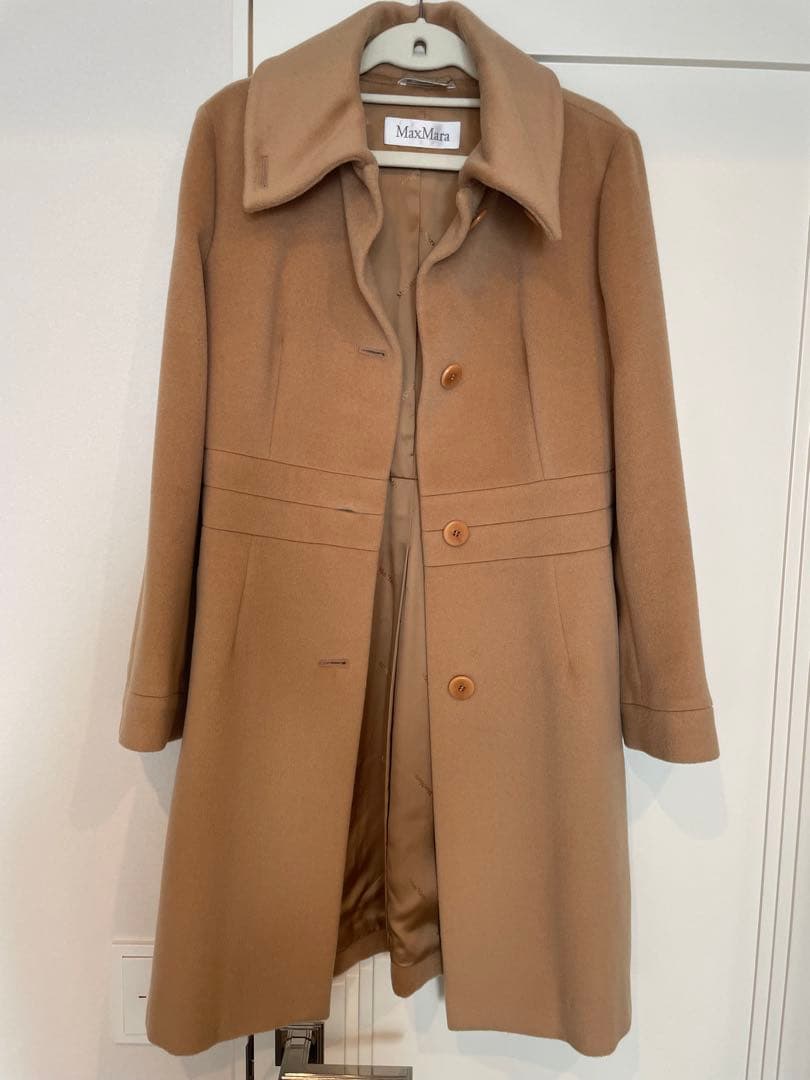 ※みきママ※ 新品Max Mara 白タグ キャメル サイズS