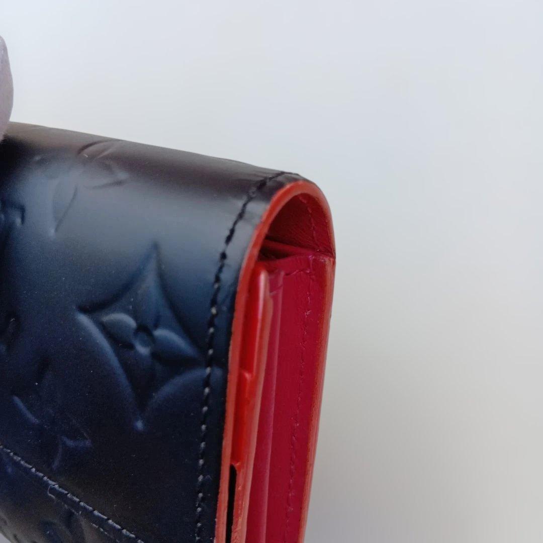 Louis Vuitton ヴェルニ　ポルトフォイル　サラ　長財布 ブラック