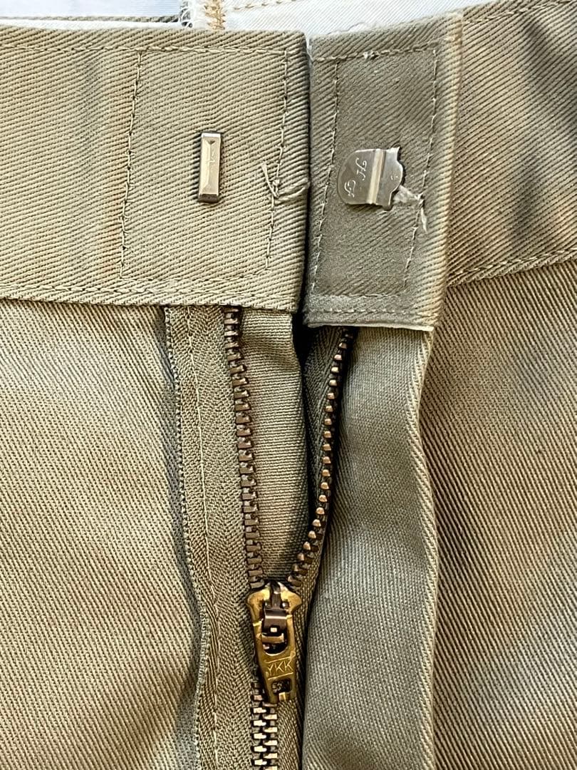 80s dickies 874 ワークパンツ チビタグ カーキ USA製