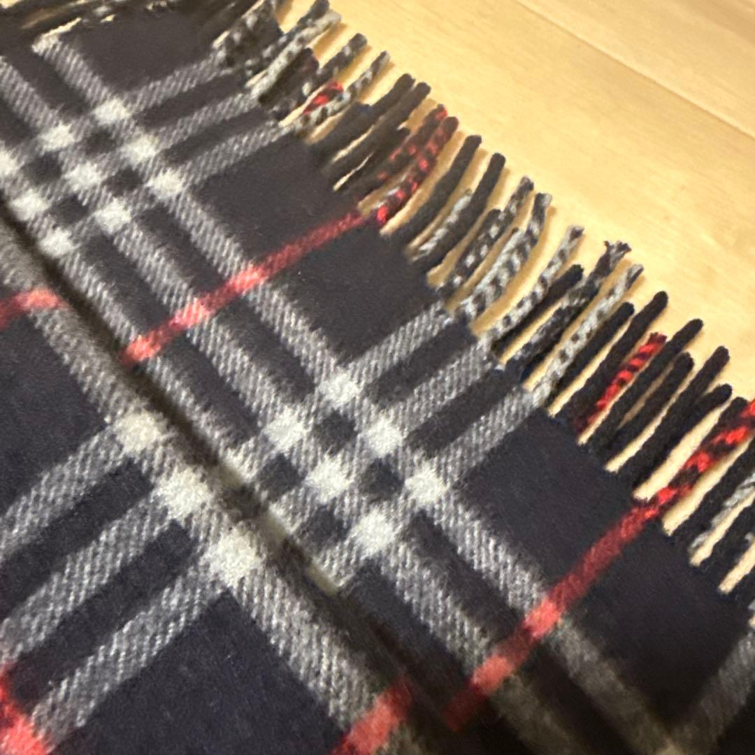 バーバリー　カシミヤ100% メンズマフラー