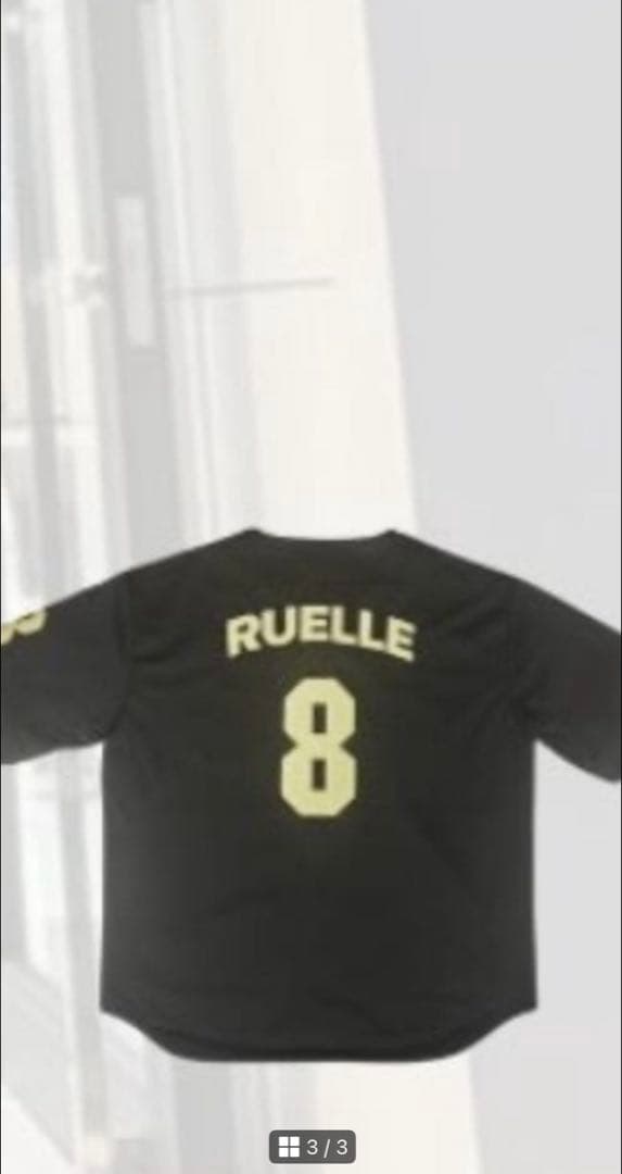 Ruelle 阪神タイガース 佐藤輝明 コラボ ベースボールシャツ XLサイズ