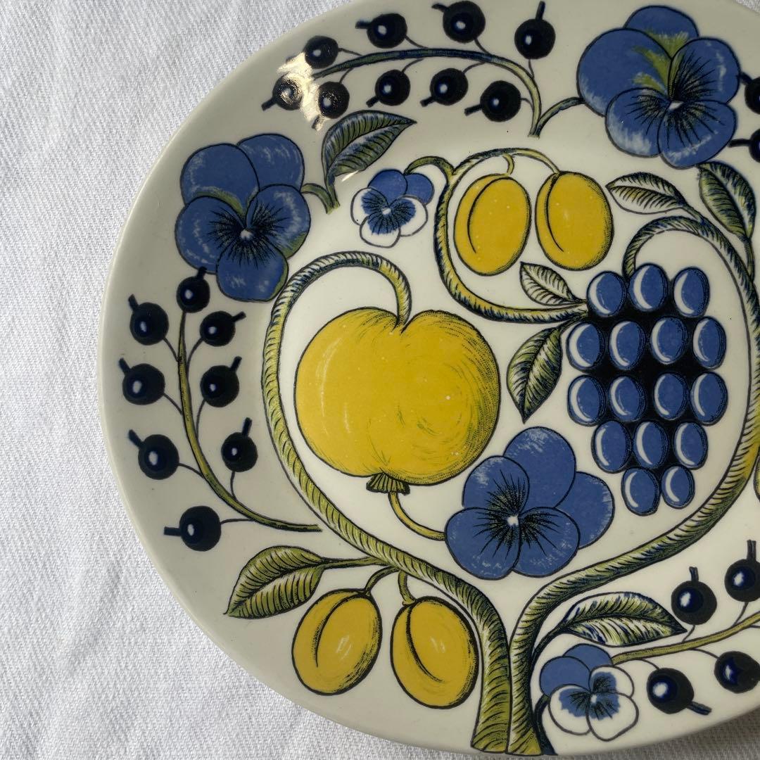 レア！旧カラーロゴ　アラビア　パラティッシ　オーバル 25cm プレート　③