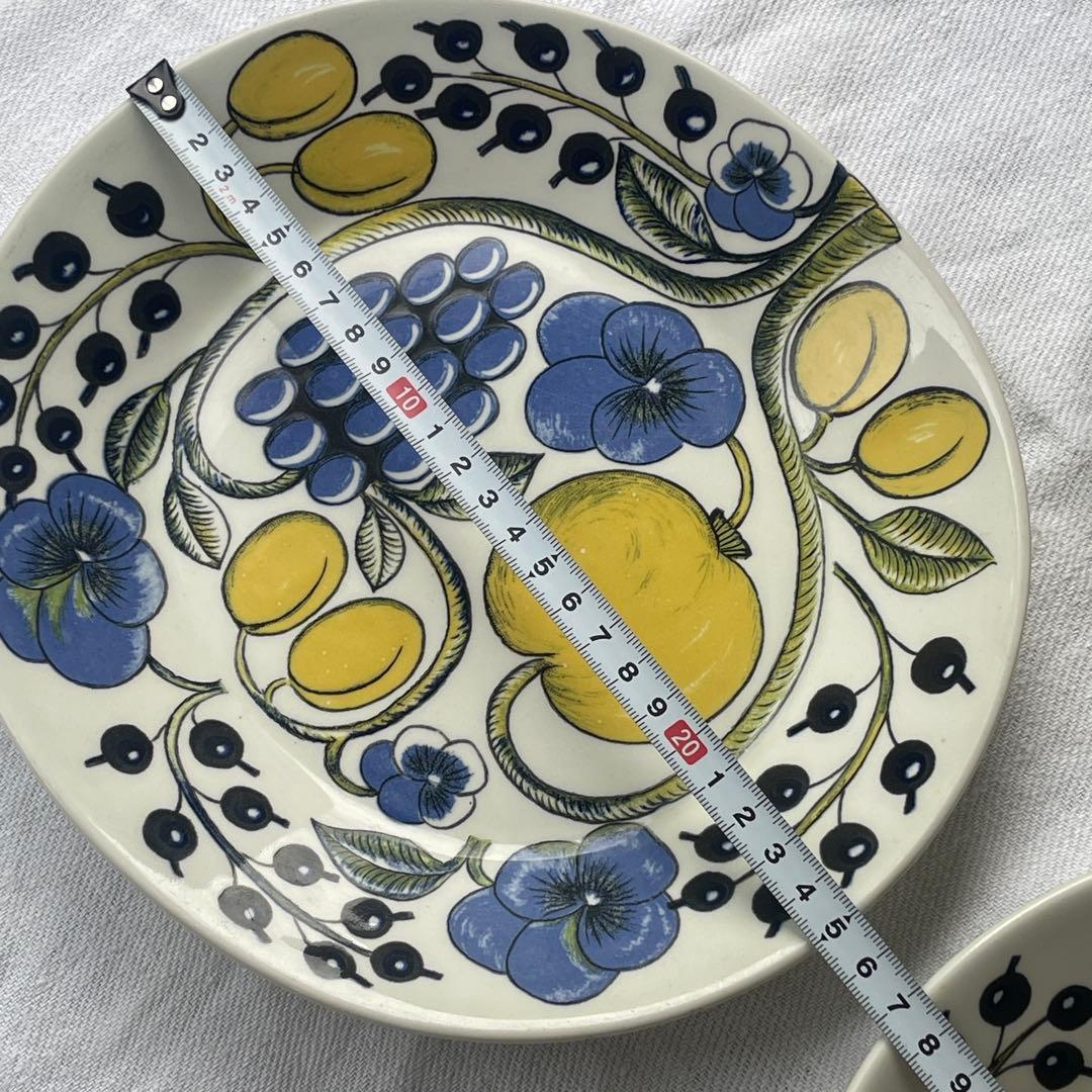 レア！旧カラーロゴ　アラビア　パラティッシ　オーバル 25cm プレート　③