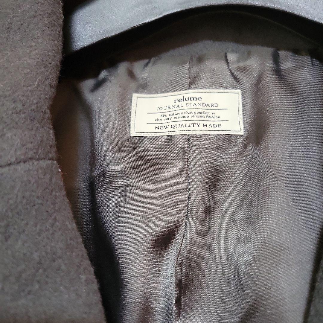 使用なし☆尾州ウールショートPコート