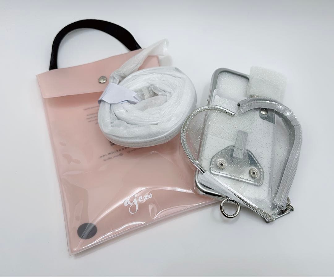 Ajew エジュー PVC heart iphone15pro ハートケース