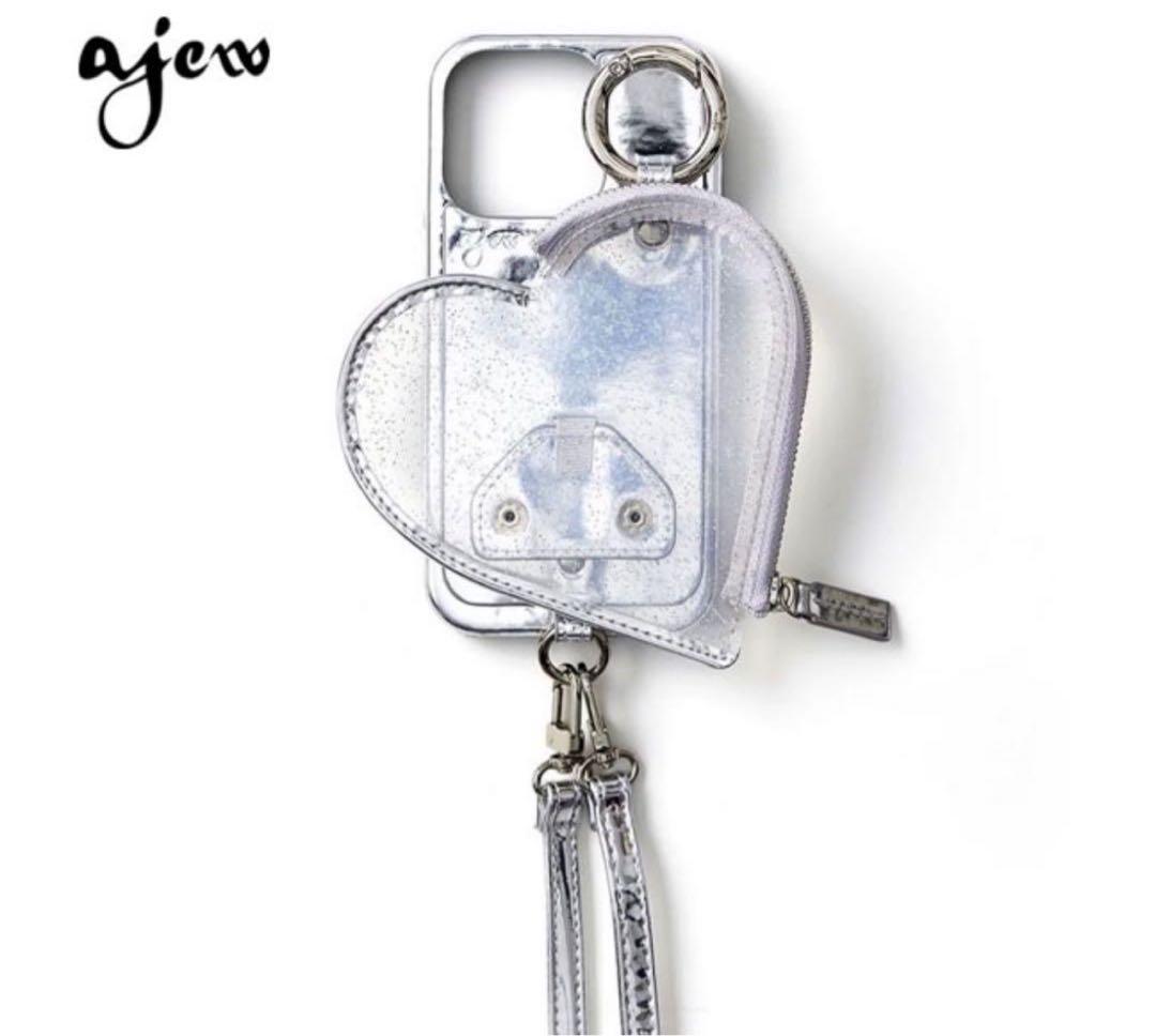 Ajew エジュー PVC heart iphone15pro ハートケース