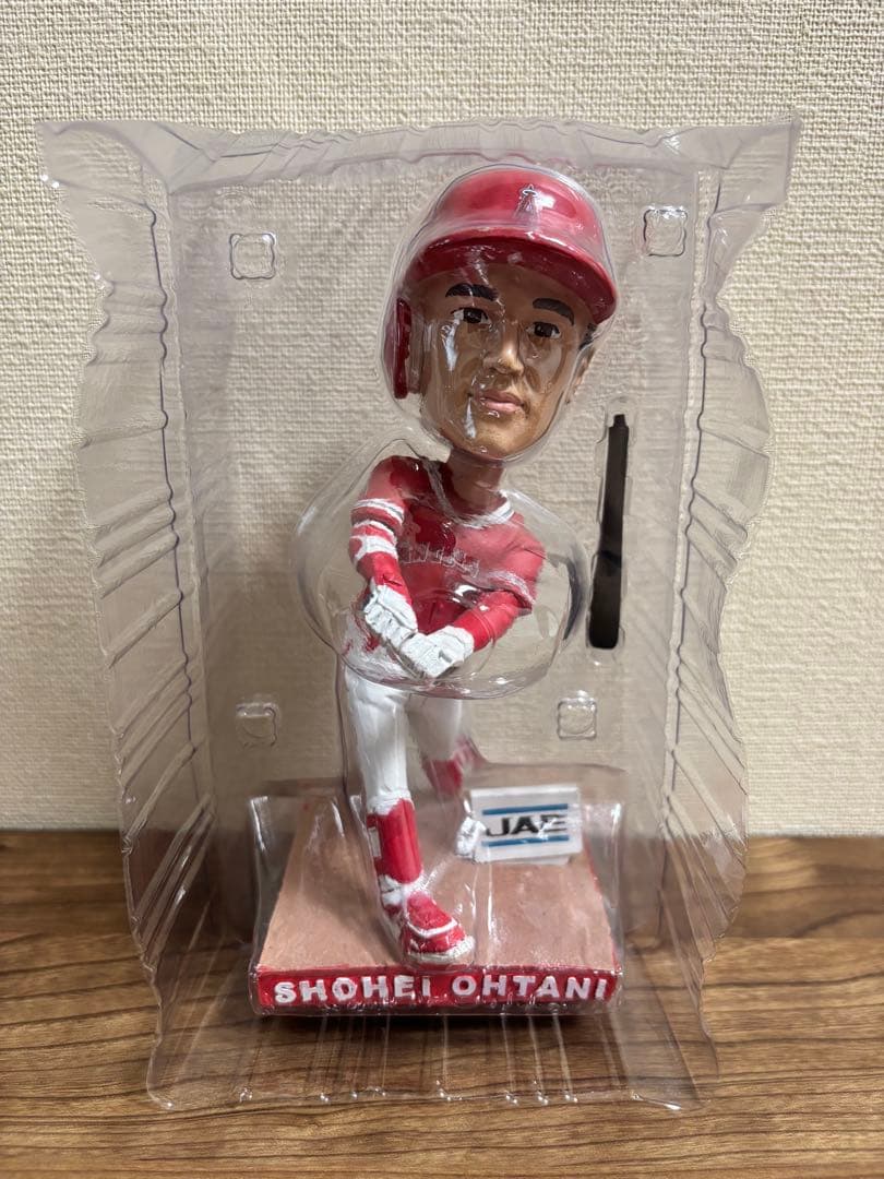 【球場限定】非売品/大谷翔平選手2018ルーキーオブザイヤーボブルヘッドおまけ付