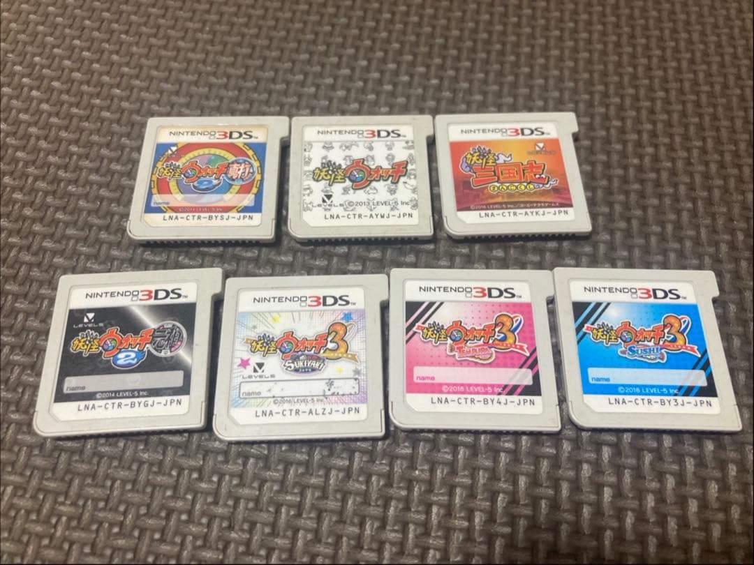 妖怪ウォッチ ソフト まとめ売り　バラ売り不可