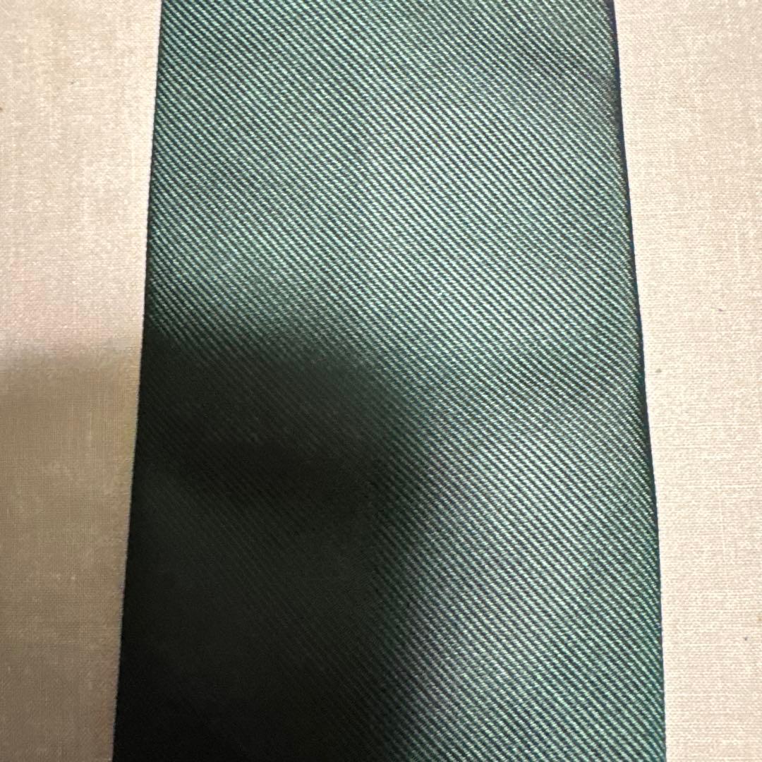 ジョンコンフォート レップソリッドタイ（ダークグリーン無地）