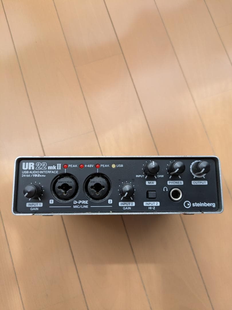 【動作確認済】Steinberg UR22mkII オーディオインターフェイス