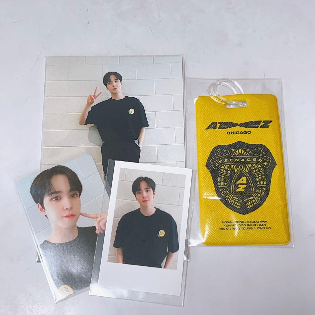 ateez makestar 当選者特典　シカゴ　ユノ　トレカ　チェキ