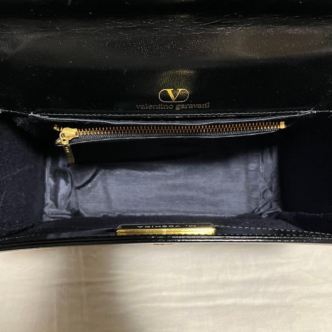 VALENTINO パーティバッグ 冠婚葬祭 合皮 ブラック ゴールド C35