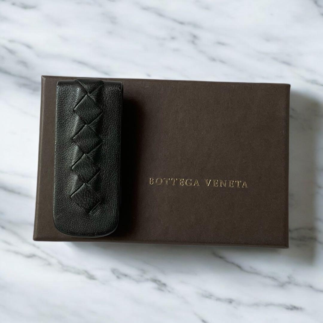 【BOTTEGA VENETA】ボッテガヴェネタ　マネークリップ　正規品ブラック