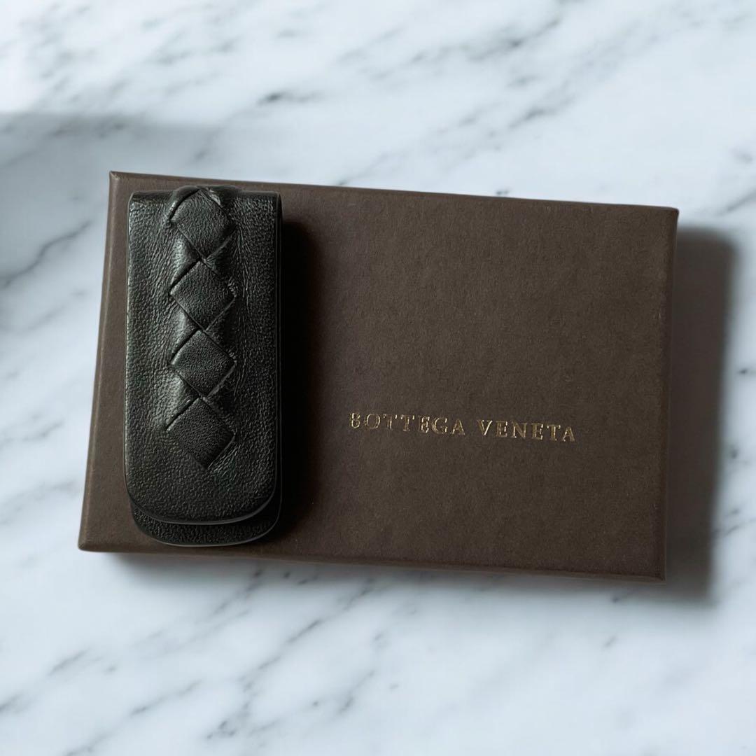 【BOTTEGA VENETA】ボッテガヴェネタ　マネークリップ　正規品ブラック