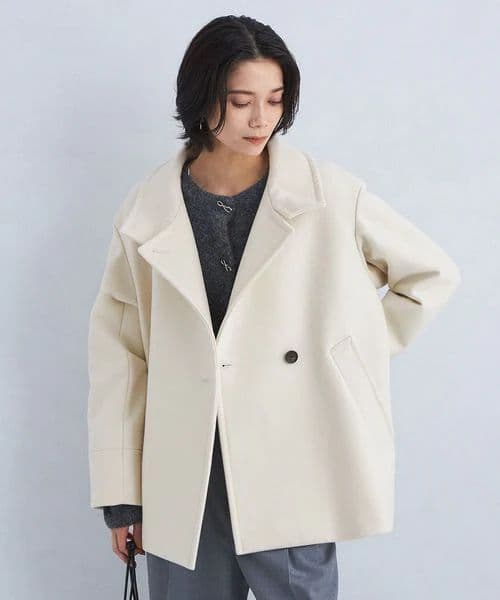 SENTDALE WOOL セントデールウール スタンドカラー ミドル コート