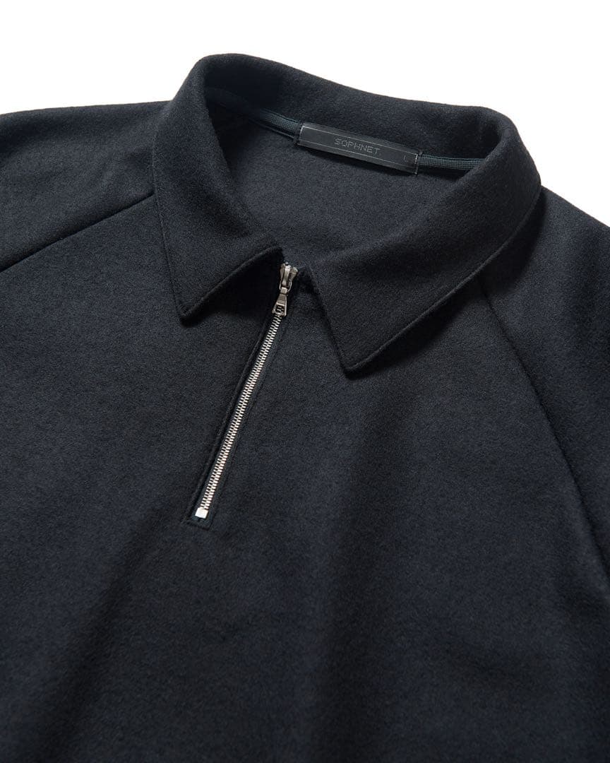☆三が日限定価格☆ SOPHNET. MELTON HALF ZIP POLO
