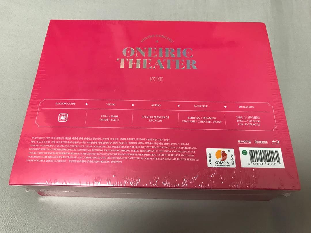 ミュージック IZ*ONE ONLINE CONCERT Blu-ray