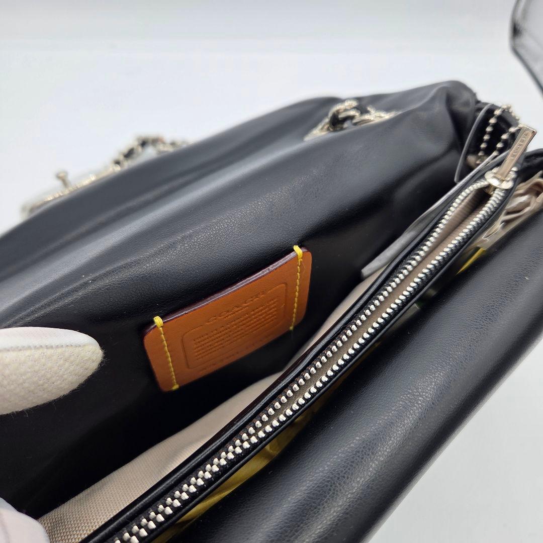 COACH コーチ cp150 タビー 黒　Cマークシルバー